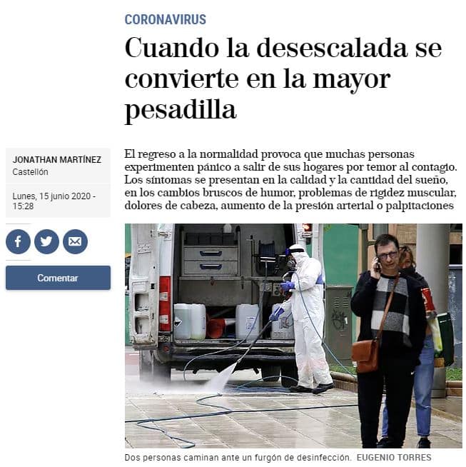 Entrevista Consuelo Tomas en el mundo