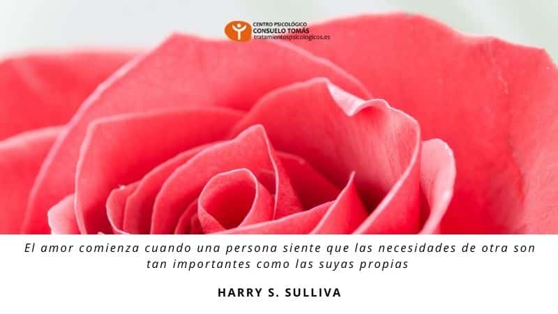 El amor comienza cuando una persona siente que las necesidades de otra son tan importantes como las suyas propias