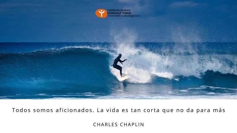 Todos somos aficionados. La vida es tan corta que no da para más